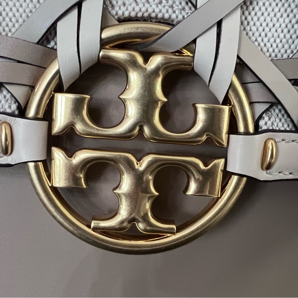 Tory Burch Miller Basketweave Shoulder Bag - Picture 9 of 9